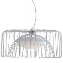 Keria Suspensions Suspension En Métal Blanc -Luminaires Ventes suspension en metal blanc 2