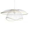 Lussiol Lighting Suspensions Suspension En Métal Blanc D. 60 Cm -Luminaires Ventes suspension en metal blanc d 60 cm