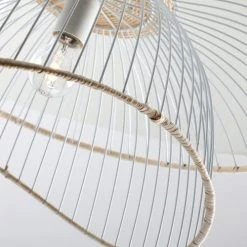 Lussiol Lighting Suspensions Suspension En Métal Blanc D. 60 Cm -Luminaires Ventes suspension en metal blanc d 60 cm 3