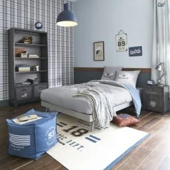 Maisons Du Monde Suspensions Enfant Suspension En Métal Bleu Marine -Luminaires Ventes suspension en metal bleu marine 1000 11 34 193267 4