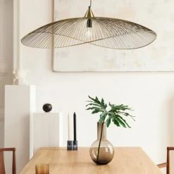 Keria Suspensions Suspension En Métal Dore -Luminaires Ventes suspension en metal dore 3