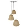 Maisons Du Monde Suspensions Suspension En Métal Doré 3 Abat-jour En Fil De Jute Tressé Main -Luminaires Ventes suspension en metal dore 3 abat jour en fil de jute tresse main 1000 1 21 222446 1