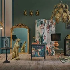 Maisons Du Monde Suspensions Suspension En Métal Doré Découpé Feuilles De Palmier -Luminaires Ventes suspension en metal dore decoupe feuilles de palmier 1000 11 5 222881 3