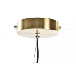 Wadiga Suspensions Suspension En Métal Doré Et 3 Globes En Verre Opale Blanc 85x20x25cm -Luminaires Ventes suspension en metal dore et 3 globes en verre opale blanc 85x20x25cm 2