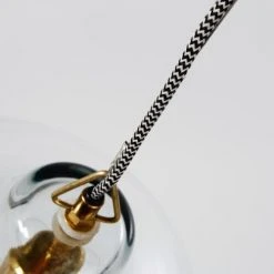 Maisons Du Monde Suspensions Suspension En Métal Doré Et Verre D32 -Luminaires Ventes suspension en metal dore et verre d32 1000 2 33 182565 6