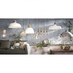 Maisons Du Monde Suspensions Suspension En Métal Doré Et Verre D32 -Luminaires Ventes suspension en metal dore et verre d32 1000 2 33 182565 7
