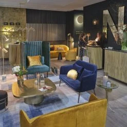 Maisons Du Monde Suspensions Suspension En Métal Doré Globes En Verre Ambré -Luminaires Ventes suspension en metal dore globes en verre ambre 1000 5 8 200129 4