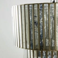Maisons Du Monde Suspensions Suspension En Métal Et Facettes Miroitées -Luminaires Ventes suspension en metal et facettes miroitees 1000 5 33 189453 3