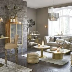 Maisons Du Monde Suspensions Suspension En Métal Et Facettes Miroitées -Luminaires Ventes suspension en metal et facettes miroitees 1000 5 33 189453 7