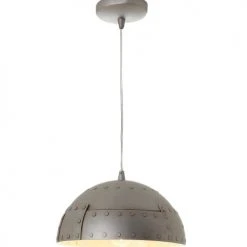 Lussiol Lighting Suspensions Suspension En Métal Gris D. 30 Cm -Luminaires Ventes suspension en metal gris d 30 cm 4