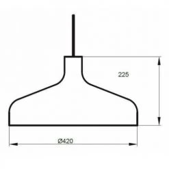 Aluminor Suspensions Suspension En Métal Jaune -Luminaires Ventes suspension en metal jaune 2