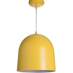 Lussiol Lighting Suspensions Suspension En Métal Jaune D. 30 Cm -Luminaires Ventes suspension en metal jaune d 30 cm 1