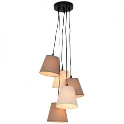 Keria Suspensions Suspension En Métal Marron -Luminaires Ventes suspension en metal marron 2
