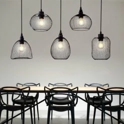 Globo Suspensions Suspension En Métal Noir -Luminaires Ventes suspension en metal noir 30