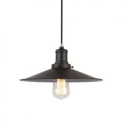 Lussiol Lighting Suspensions Suspension En Métal Noir D. 25 Cm