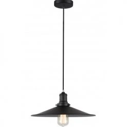 Lussiol Lighting Suspensions Suspension En Métal Noir D. 30 Cm -Luminaires Ventes suspension en metal noir d 30 cm 1