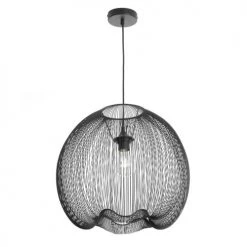 Lussiol Lighting Suspensions Suspension En Métal Noir D. 45 Cm -Luminaires Ventes suspension en metal noir d 45 cm 1