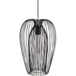 Present Time Suspensions Suspension En Métal Noir H45cm -Luminaires Ventes suspension en metal noir h45cm 2