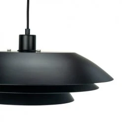 Dyberg Larsen Suspensions Suspension En Métal Noir Mat, H 13 Cm D 45 Cm -Luminaires Ventes suspension en metal noir mat h 13 cm d 45 cm 2