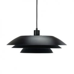 Dyberg Larsen Suspensions Suspension En Métal Noir Mat, H 13 Cm D 45 Cm