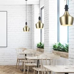 Lussiol Lighting Suspensions Suspension En Métal Or D. 25 Cm -Luminaires Ventes suspension en metal or d 25 cm 2