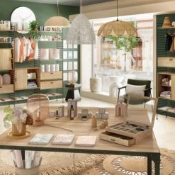 Maisons Du Monde Suspensions Suspension En Métal Teinté Crème Et Laiton -Luminaires Ventes suspension en metal teinte creme et laiton 1000 14 16 219161 4