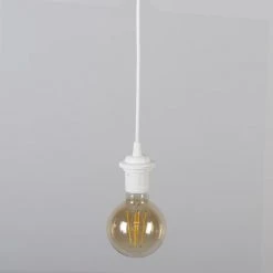QAZQA Suspensions Suspension En Plastique Blanc -Luminaires Ventes suspension en plastique blanc 5