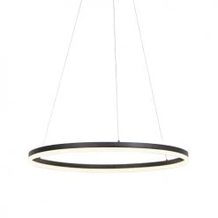 QAZQA Suspensions Suspension En Plastique Noir