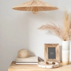 Maisons Du Monde Suspensions Suspension En Raphia Marron -Luminaires Ventes suspension en raphia marron 1000 9 32 222539 2