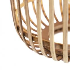 QAZQA Suspensions Suspension En Rotin Beige -Luminaires Ventes suspension en rotin beige 4