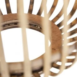 QAZQA Suspensions Suspension En Rotin Beige -Luminaires Ventes suspension en rotin beige 5