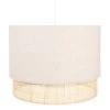 Maisons Du Monde Suspensions Suspension En Rotin Et Coton Gris -Luminaires Ventes suspension en rotin et coton gris 1000 4 14 223792 1