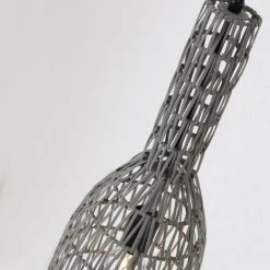 Lussiol Lighting Suspensions Suspension En Rotin Gris D. 19 Cm -Luminaires Ventes suspension en rotin gris d 19 cm 4