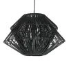 Lussiol Lighting Suspensions Suspension En Rotin Noir D. 45 Cm