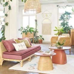 Maisons Du Monde Suspensions Suspension En Rotin Tressé à La Main -Luminaires Ventes suspension en rotin tresse a la main 1000 3 24 218759 3