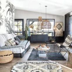 Maisons Du Monde Suspensions Suspension En Rotin Tressé D27 -Luminaires Ventes suspension en rotin tresse d27 1000 0 4 190859 4