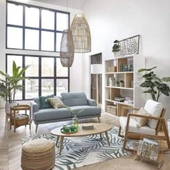 Maisons Du Monde Suspensions Suspension En Rotin Tressé D27 -Luminaires Ventes suspension en rotin tresse d27 1000 0 4 190859 5