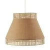 Maisons Du Monde Suspensions Suspension En Rotin Tressé Et Lin Beige -Luminaires Ventes suspension en rotin tresse et lin beige 1000 1 5 202709 1