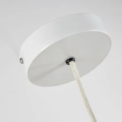 Maisons Du Monde Suspensions Suspension En Rotin Tressé Et Lin Beige -Luminaires Ventes suspension en rotin tresse et lin beige 1000 1 5 202709 2