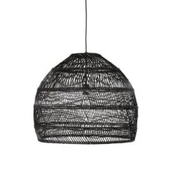 Maisons Du Monde Suspensions Suspension En Rotin Tressé Beige Et Noir -Luminaires Ventes suspension en rotin tresse noir d60 wild 1000 15 2 190857 1