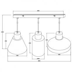 Keria Suspensions Suspension En Stone Laiton -Luminaires Ventes suspension en stone laiton 3