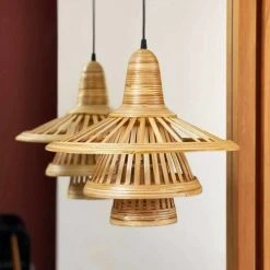 HYDILE Suspensions Suspension En Tiges De Bambou Design D45 -Luminaires Ventes suspension en tiges de bambou design d45 2