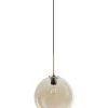 Dyberg Larsen Suspensions Suspension En Verre Ambre Et Laiton, H 30 Cm D 30 Cm -Luminaires Ventes suspension en verre ambre et laiton h 30 cm d 30 cm