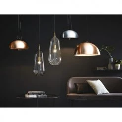 Maisons Du Monde Suspensions Suspension En Verre Argenté -Luminaires Ventes suspension en verre argente 1000 16 11 177377 6