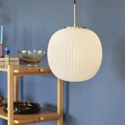 Hubsch Suspensions Suspension En Verre Blanc -Luminaires Ventes suspension en verre blanc 2