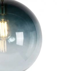 QAZQA Suspensions Suspension En Verre Bleu -Luminaires Ventes suspension en verre bleu 3