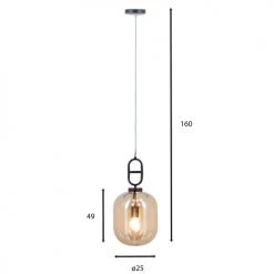Now’s Home Suspensions Suspension En Verre D49 -Luminaires Ventes suspension en verre d49 4