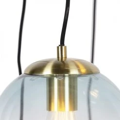 Luminaires Ventes -Luminaires Ventes suspension en verre dore laiton 23