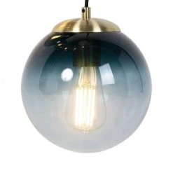 QAZQA Suspensions Suspension En Verre Doré/laiton -Luminaires Ventes suspension en verre dore laiton 27