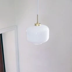 Dyberg Larsen Suspensions Suspension En Verre Et Laiton, H 20 Cm D 25 Cm -Luminaires Ventes suspension en verre et laiton h 20 cm d 25 cm 2